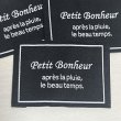 画像1: Petit Bonheur フレームタグ　黒　ばら売り (1)
