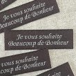 画像1: シンプルタグ　je vous souhaite　茶 (1)