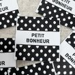 画像3: PETIT BONHEUR 水玉柄タグ　黒 (3)