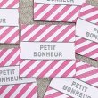 画像3: PETIT BONHEUR ストライプ柄タグ　ピンク (3)