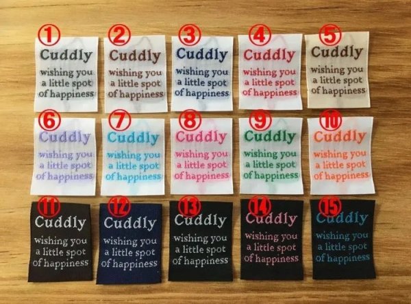 画像3: カラバリ縦・刺繍タグ　5枚セット (3)